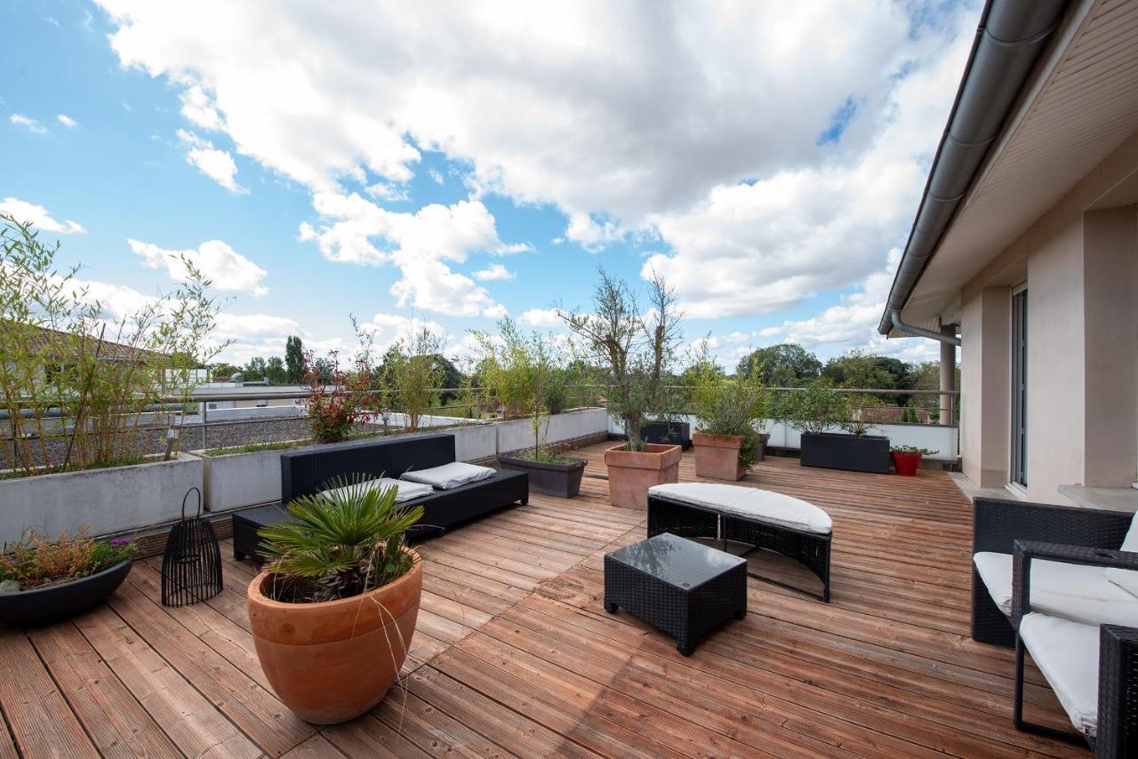 Les Terrasses - T3 Spacieux Avec Parking Gratuit Toulouse Ngoại thất bức ảnh