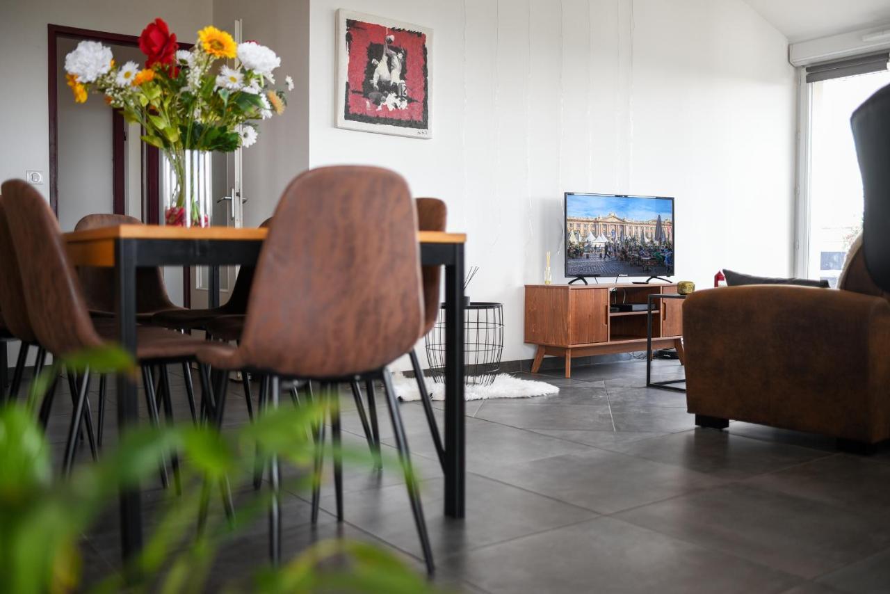 Les Terrasses - T3 Spacieux Avec Parking Gratuit Toulouse Ngoại thất bức ảnh